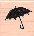 Gorey Umbrella Rubber Stamp