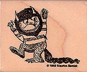 Where the Wild Things Are Rubber Stamp