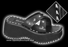 Skull Studded Sandals