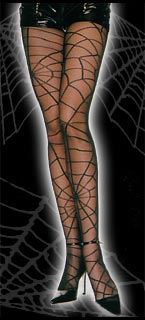 Sheer Spiderweb Tights